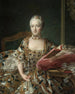 Portrait of the Marquise d'Aguirandes - François-Hubert Drouais — artwork view