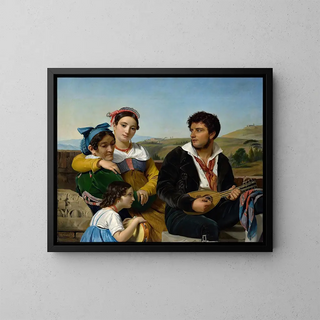 A musical group - François-Joseph Navez — framed artwork on a wall