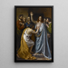 L'incrédulité de Saint Thomas - François-Joseph Navez — framed artwork on a wall