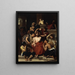 Jesus at the headquarters - François-Léon Benouville — framed artwork on a wall
