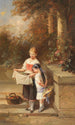 Return from the Garden - François-Louis Lanfant de Metz — artwork view