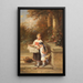 Return from the Garden - François-Louis Lanfant de Metz — framed artwork on a wall