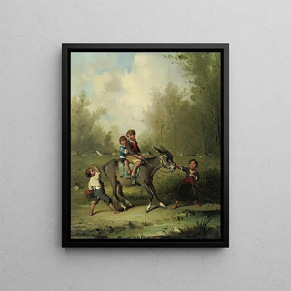 Light Progresses - François-Louis Lanfant de Metz — framed artwork on a wall