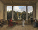 Audience with Cardinal Aldobrandini in the loggia of Villa Belvédère in Frascati - François-Marius Granet — artwork view