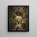Interior of a Capuchin Convent - François-Marius Granet — framed artwork on a wall