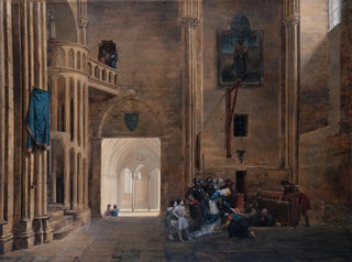 La Reine Blanche de Castille délivrant les prisonniers - François-Marius Granet — artwork view