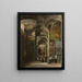 Procession dans la crypte de San Martino ai Monti à Rome - François Marius Granet — framed artwork on a wall