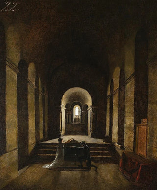 Interior of the Vows Chapel - François-Marius Granet — artwork view