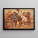 On the bench, Tangier - François Alaux — framed artwork on a wall