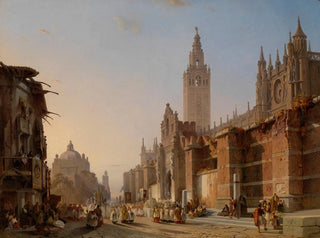 La cathédrale de Séville - François Antoine Bossuet — artwork view