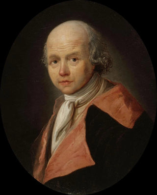 Portrait of Abbot Athanase Auger 1734-1792 philologist and writer - François Bonneville — artwork view