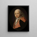 Portrait of Abbot Athanase Auger 1734-1792 philologist and writer - François Bonneville — framed artwork on a wall