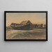 Boat on a Beach Le Tréport - François Bonvin — framed artwork on a wall