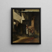 The butchery pig - François Bonvin — framed artwork on a wall