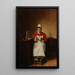 The breakfast or the coffee bowl - François Bonvin — framed artwork on a wall