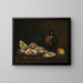 Nature morte avec des huîtres - François Bonvin — framed artwork on a wall