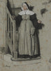La lettre d'admission Intérieur d'un couvent - François Bonvin — artwork view