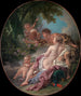 Angelic and Medoro Painting - François Boucher — artwork view