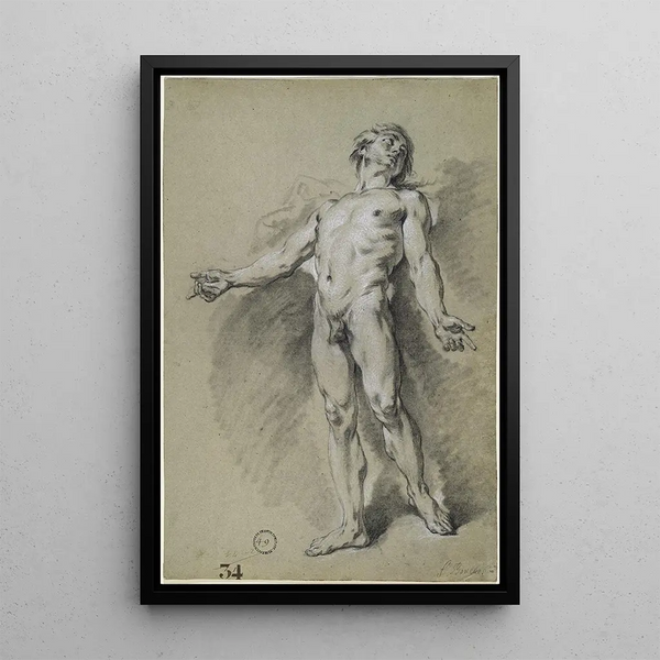 Apollo - François Boucher — framed artwork on a wall