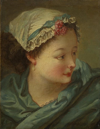 Franois Boucher - Head of a Young Woman.webp