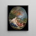 Jupiter and Callisto - François Boucher — framed artwork on a wall