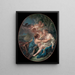 Jupiter under the traits of Diana and Callisto - François Boucher — framed artwork on a wall