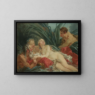 Pan and Syrinx - François Boucher — framed artwork on a wall