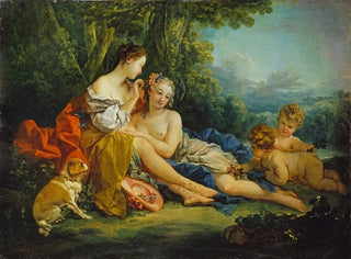 Toilette pastorale - François Boucher — artwork view