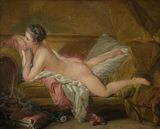 Girl at Rest - François Boucher — artwork view