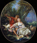 Berger et bergère au repos - François Boucher — artwork view