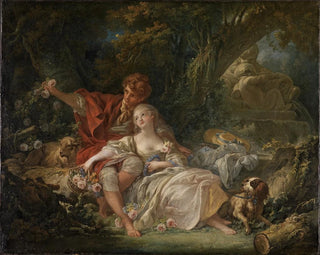 Shepherds and Shepherdesses - François Boucher — artwork view