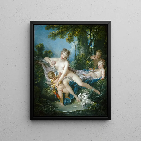 The Bath of Venus - François Boucher — framed artwork on a wall