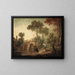 The Bridge - François Boucher — framed artwork on a wall