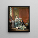 The milliner - François Boucher — framed artwork on a wall