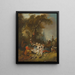 The hunting rest - François Boucher — framed artwork on a wall
