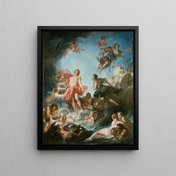 The Sunrise - François Boucher — framed artwork on a wall