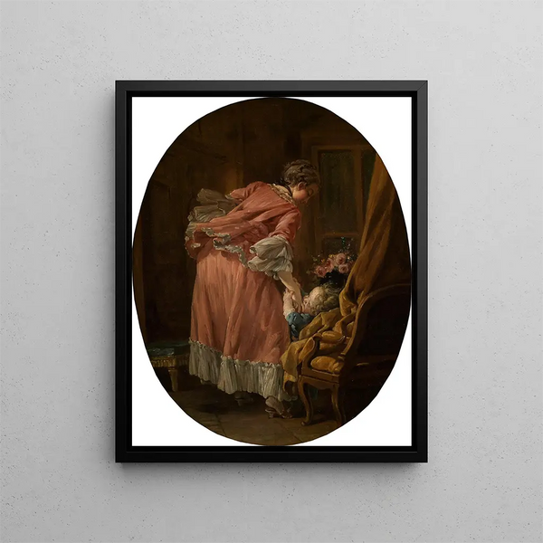 L'enfant gâté - François Boucher — framed artwork on a wall