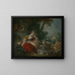 Two Shepherdesses - François Boucher — framed artwork on a wall