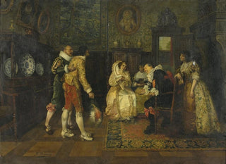 The potential suitor - François Brunery — artwork view