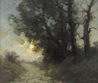 Route under the moon - François Cachoud — artwork view