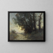 Route under the moon - François Cachoud — framed artwork on a wall