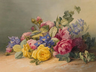 Nature morte avec des fleurs - François Charette — artwork view