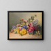 Nature morte avec des fleurs - François Charette — framed artwork on a wall