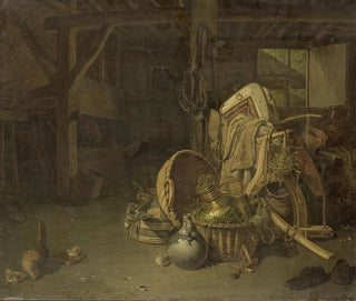 Nature morte dans une écurie - François Cornelis Knoll — artwork view