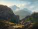 Figures with Mountains - François Diday — artwork view