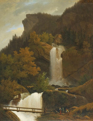 La cascade de Wändel près de Brienz - François Diday — artwork view