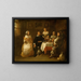 Family Gathering - François Duchatel — framed artwork on a wall