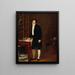 Portrait of an Architect - François Dumont — framed artwork on a wall