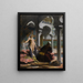 La nouvelle fille du harem - François Édouard Zier — framed artwork on a wall