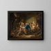 The Drinking King - François Eisen — framed artwork on a wall